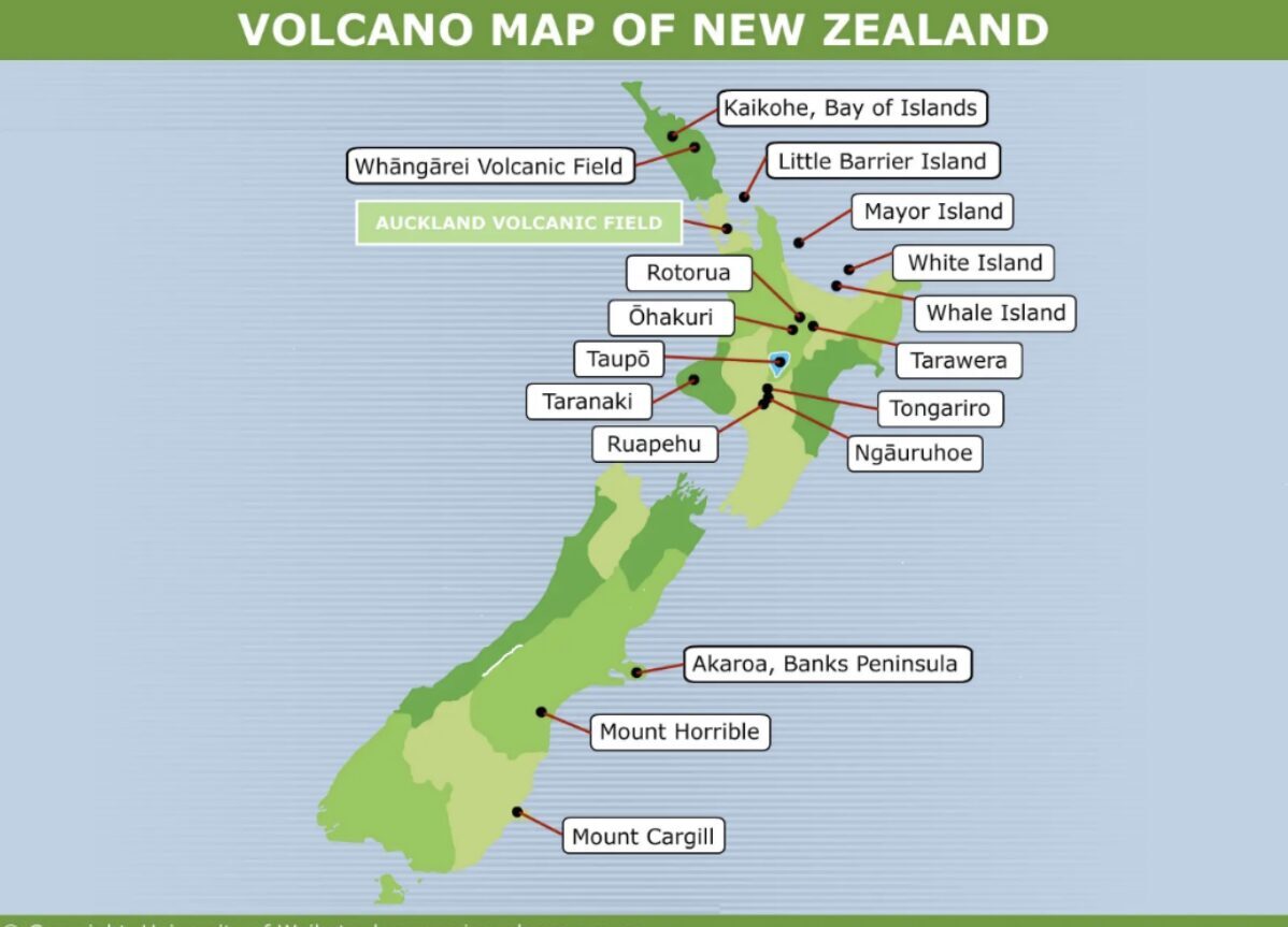 NZ Volcanic Zones